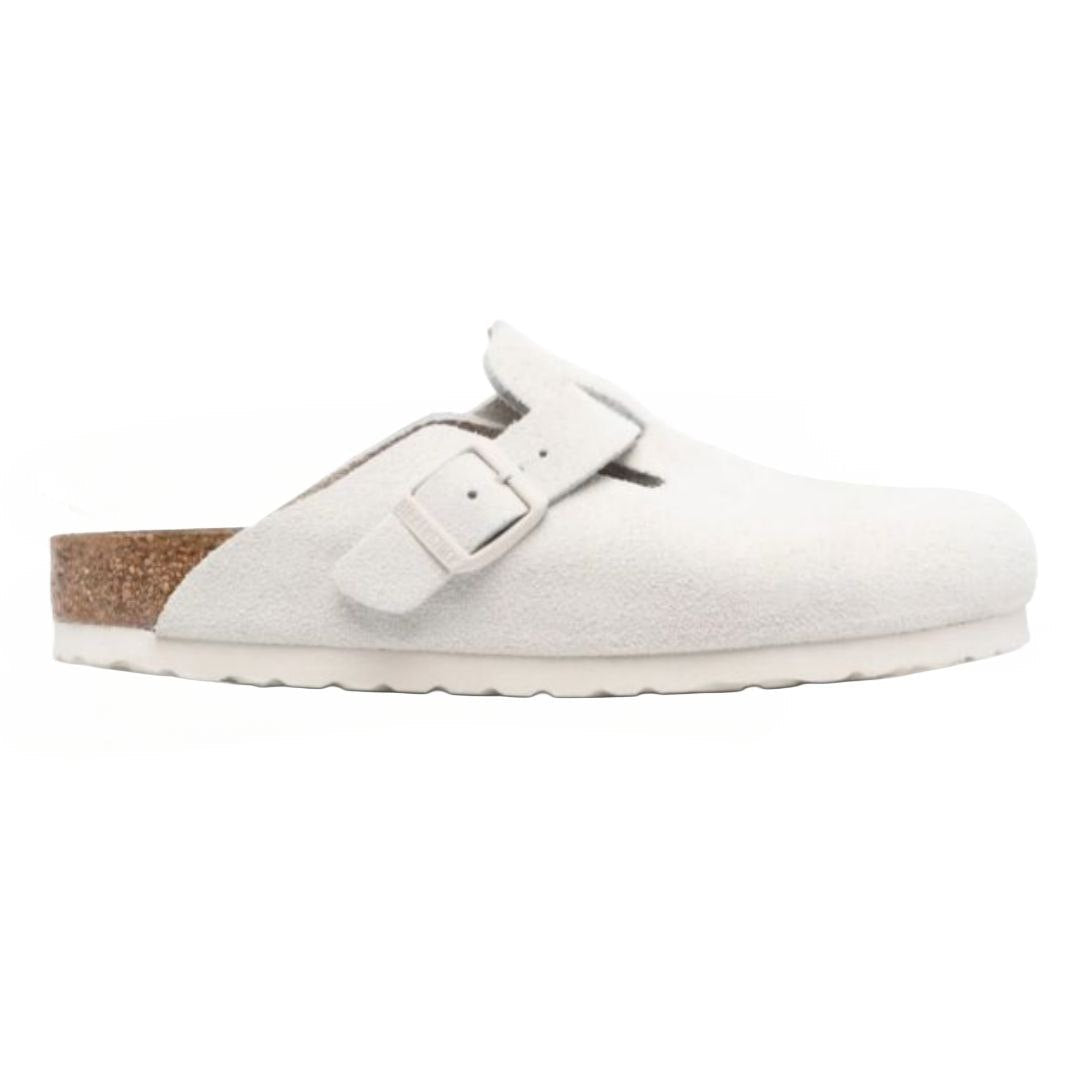 Birkenstock Boston cream white
