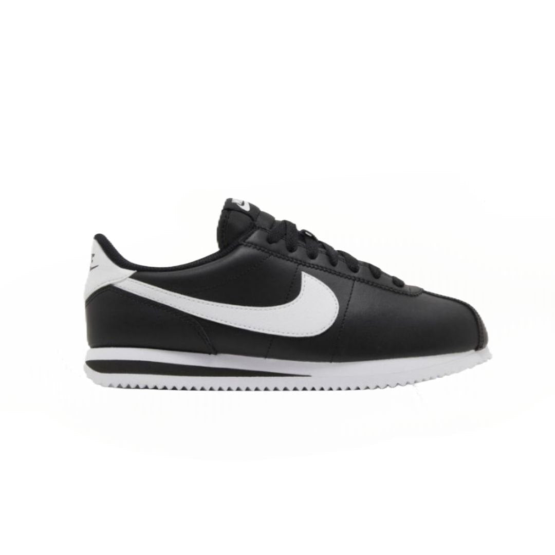 Nike cortez leather black white