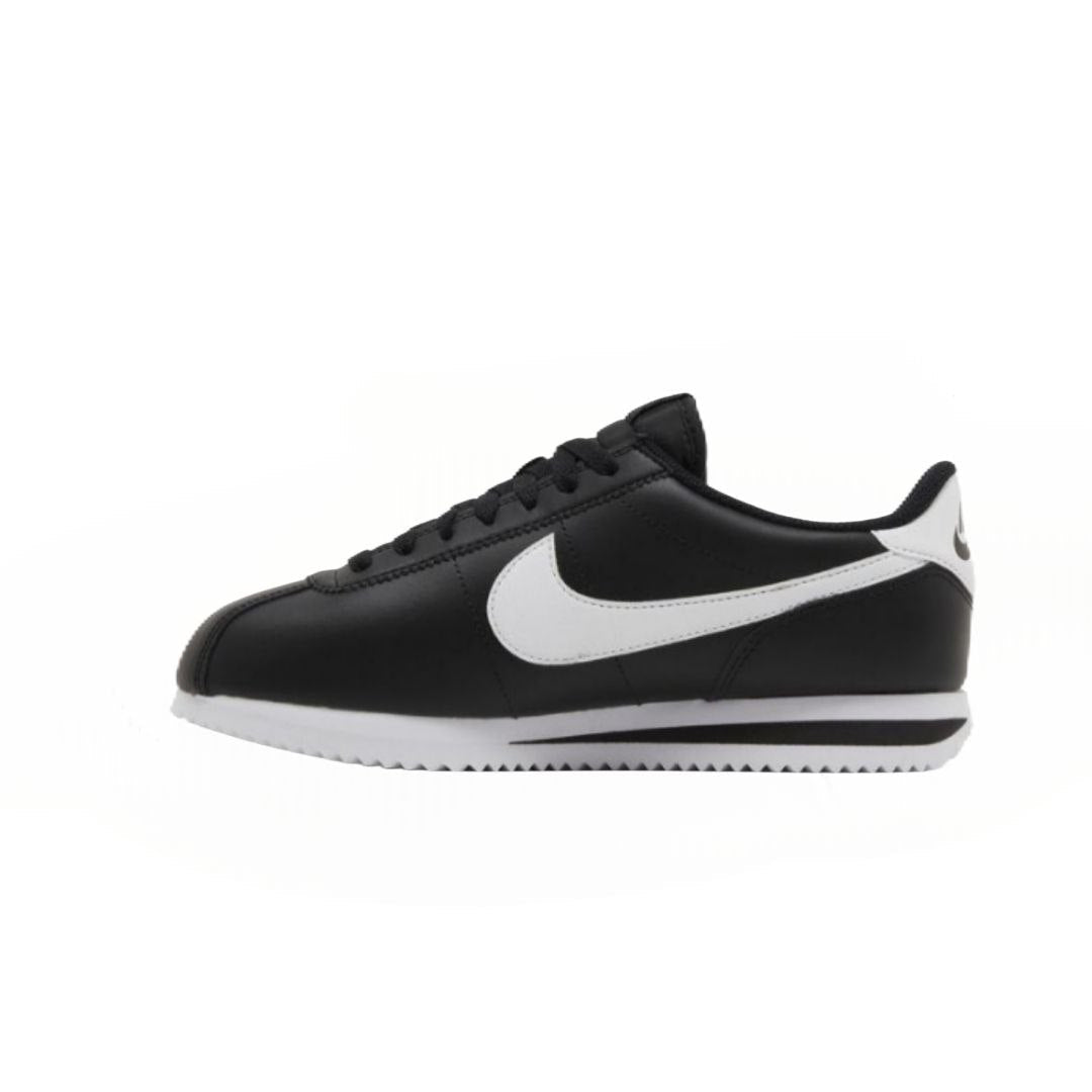 Nike cortez leather black white