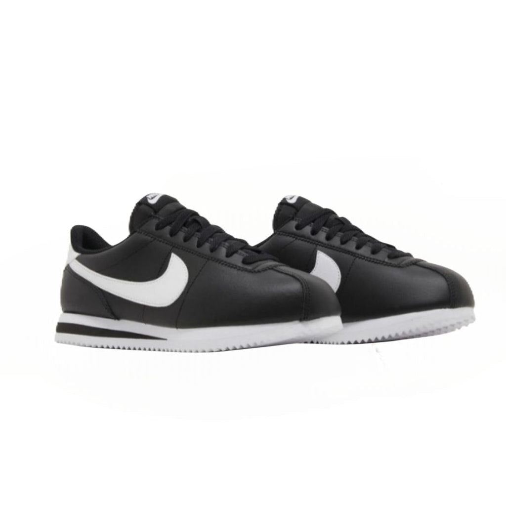 Nike cortez leather black white